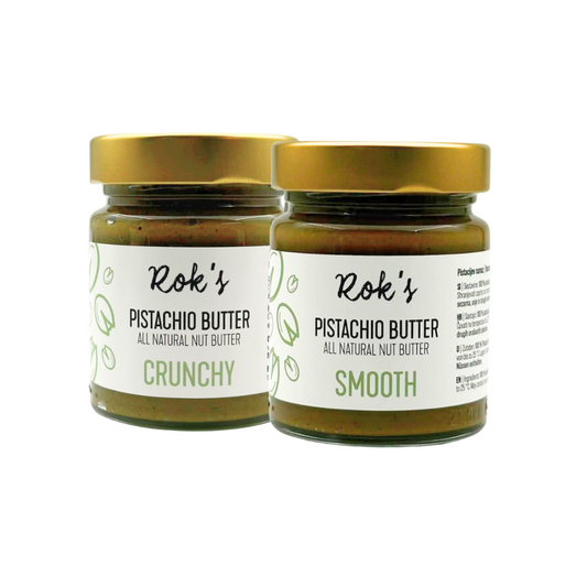 Pistachio Butter Duo – Smooth & Crunchy (2x 200 g)