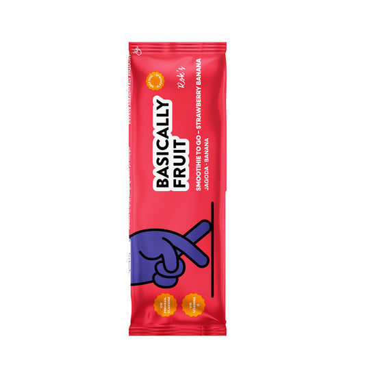 Basically Fruit Smoothie To Go – Jagoda & Banana
