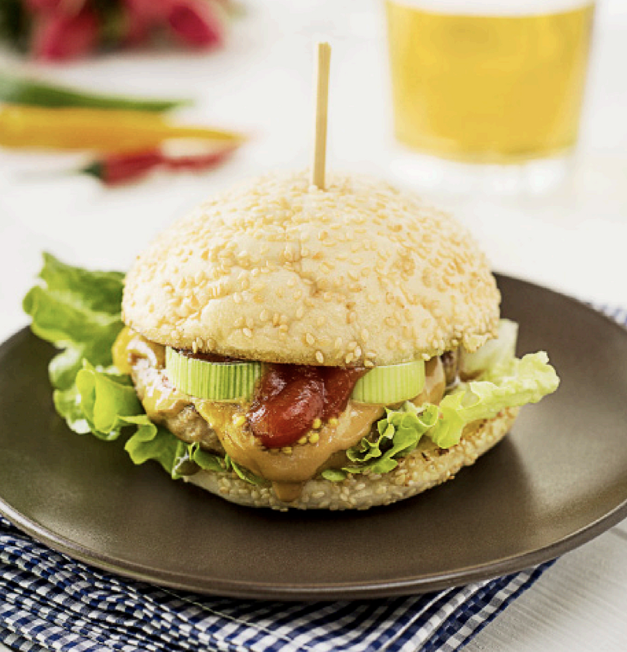 Peanut butter burger